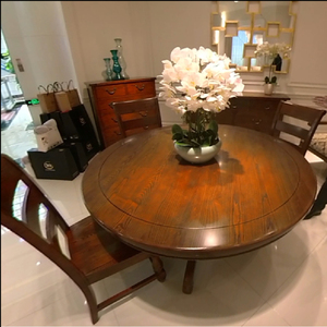 北美之家森林居系列圆桌材质白蜡木尺寸(1300mm*750mm)