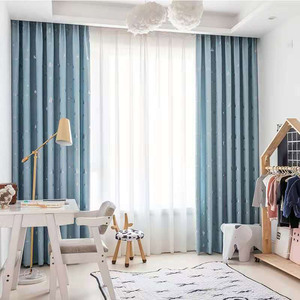 优纺客全案软装 遮光性好可拆洗窗帘现代轻奢成品窗帘 cinderrlla