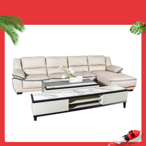 舒丽雅布艺沙发云曦b66 简约现代小户型客厅组合套装舒适布艺温馨