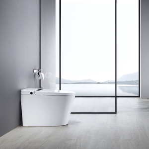 浪鲸卫浴坐便器马桶家用卫生间s8智能全自动马桶恒温座便器ico575