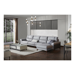 新品顾家家居超纤布沙发现代简约客厅组合大小户型家具by655