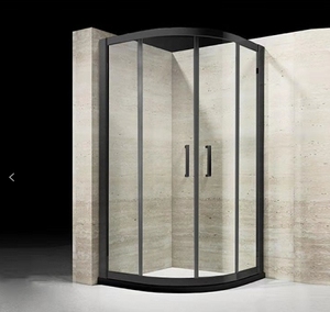 恒洁hlg728-bs 家用干湿分离隔断半圆形推拉门淋浴房居然之家