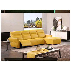 索菲尼真皮沙发l型