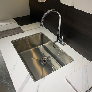 金牌橱柜水盆纯手工抗菌耐刮易打理不锈钢水槽柜pm457