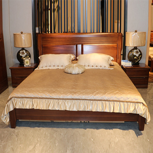 吕氏东方 黄檀木 后现代简约 实木床1.8米