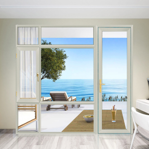 博仕门窗 铝合金断桥平开窗封阳台窗隔音断桥铝 可定制窗加平开门