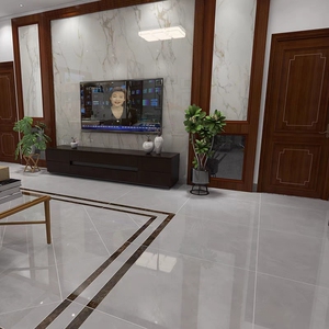 马可波罗瓷砖巴黎灰ch8980as现代简约800×800客厅地砖防滑全抛釉