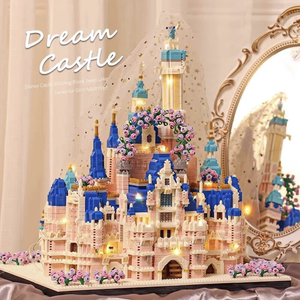乐高积木2024新款迪士尼公主城堡女孩系列高难度拼装玩具生日礼物
