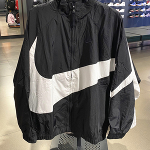 nike耐克外套男女大勾子春秋防风衣防晒服薄款梭织宽松夹克ar3133