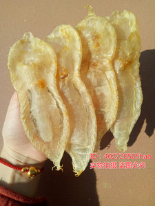 南澳白花胶鱼胶正品野生红袄胶白莲花胶干货美容孕妇月子滋补250g