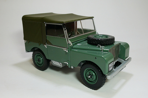 迷你切 118 1948年陆虎卫士 LAND ROVER 老陆虎 合金汽车模型 绿