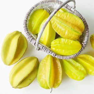 仿真水果塑料假水果假杨桃模型橱柜水果店商场装饰摆设品拍摄道具