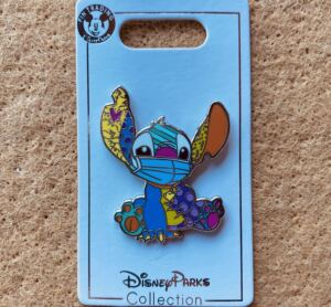 抗击新冠迪士尼徽章disney pin史迪奇stitch戴口罩特别纪念版