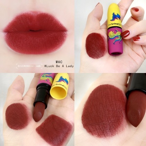 mac魅可2021新年锦鲤限定口红luck be a lady棒棒糖唇釉 眼影高光