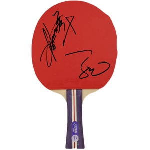 【全新现货】马龙 张继科 亲笔签名 乒乓球拍 送球包