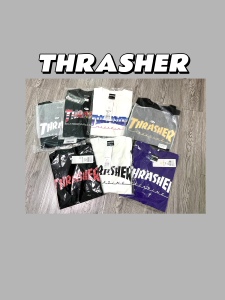 【断码特价清仓】THRASHER日版宽松圆领短袖t恤纯棉男女同款百搭