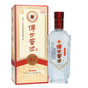 泸州传世窖池窖之柔老窖52度浓香型酒500ml单瓶粮食酒固态法白酒