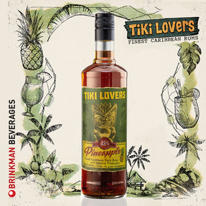 PRO_提基菠萝风味朗姆酒TIKI Lovers Pineapple加勒比调鸡尾酒Rum