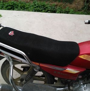 适用豪爵喜冠hj1502c摩托车皮革防水坐垫套网状隔热透气座套.