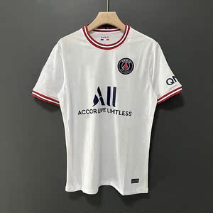 21-22新款大巴黎客场球衣球迷版单件上衣足球服印号定制比赛服