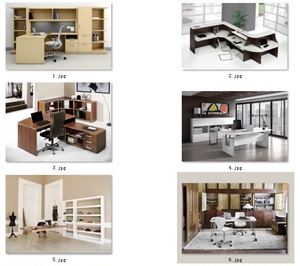 157-办公桌椅办公家具高清图片画册设计印刷高清办公桌子素材图片