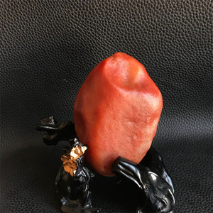 天天特价新疆克拉玛依乌尔禾金丝玉彩红原石色手把件沙漠漆花彩料