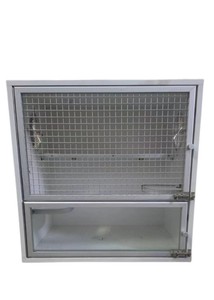 龙猫柜笼仓鼠蜜袋鼯松鼠猫笼子实木生态板柜笼玻璃笼子柜笼繁殖笼