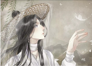 谢怜cos服斗笠