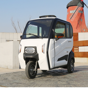 美雅牌电动三轮车老头乐家用全封闭小型女接孩子成人带棚车多人