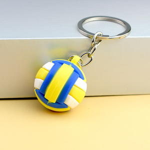 创意排球钥匙扣迷你体育器材运动纪念品挂件学校奖品创意小礼品