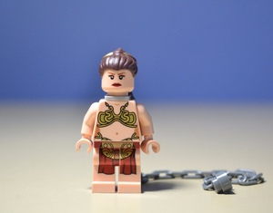 lego 乐高 星球大战 人仔 sw485 莱娅公主 leia 奴隶 锁链 75020