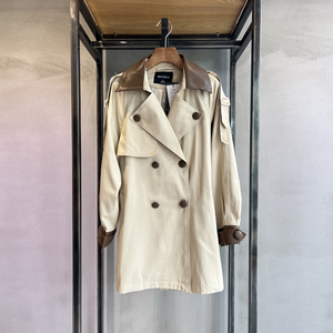 麦寻女装秋款fymwp001风衣外套爆款韩版宽松设计感女