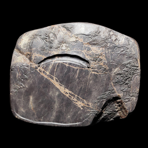 文房礼品精品肇庆端砚老坑砚台天然原石正宗手工砚台湖山春色高档