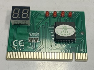 2位主板诊断卡迷你电脑故障测试卡POST分析卡PCI检测卡