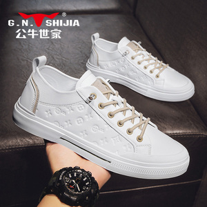 公牛世家鞋子男潮鞋夏季小白鞋网红爆款男鞋百搭透气男士休闲板鞋