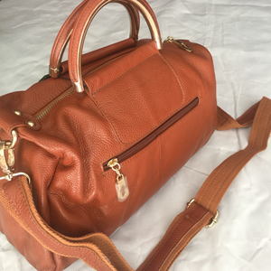 专柜正品保罗名莎手提斜挎便当包牛皮潮流女包韩版特价清仓