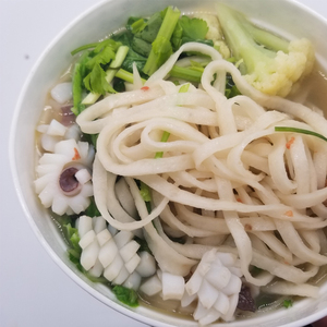 福建福州长乐特产小吃鱼面手工鱼面 鱼肉制作米面条 漳港丽勇500g