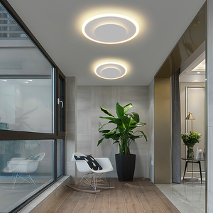 阳台灯简约现代阳光房入户玄关灯极简创意走廊过道灯衣帽间吸顶灯