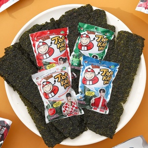 TaoKaeNoi老板仔海苔片香辣番茄味泰国进口即食紫菜宝宝儿童零食