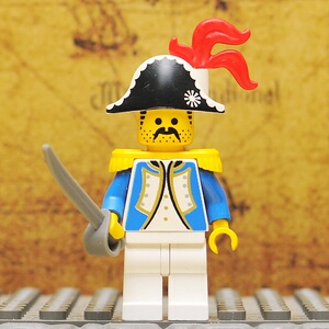 lego pi004b 帝国海军总督 1989年 乐高 海盗系列 人仔