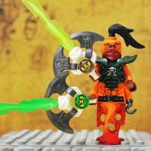 lego njo195 纳达可汗 飞天海盗 巨灵刀多款a 幻影忍者 乐高 人仔