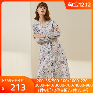 somsom索玛2020春季中裙打底春装韩版修身女装长袖大码女装连衣裙