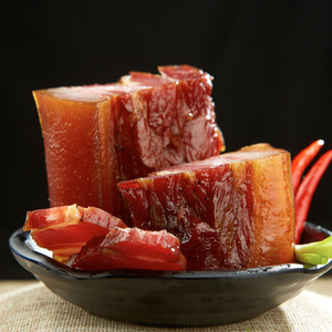 屏山正宗老腊肉四川腊肉放养山肉熏制而成猪腊肉500g包邮