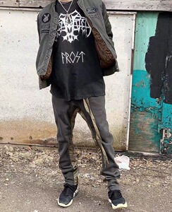重磅fear of god第六季主线fog飘带长裤裤子拼色拼接高街宽松休闲
