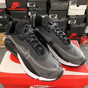 适配nike air max 2090 黑银白色腰果花迷彩色泼墨黑色渐变色鞋带