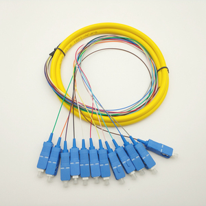 12芯束状尾纤SC光纤尾纤LC尾纤光纤跳线 终端盒光纤配线架 电信级