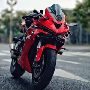 适用钱江赛600rr改装下唇爆改后视镜定风翼竞技碳纤维侧风刀配件