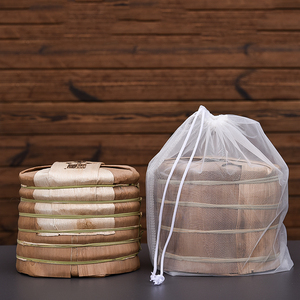 普洱茶饼防虫包装袋子七饼357克醒茶收纳储存福鼎白茶叶纱网桶袋