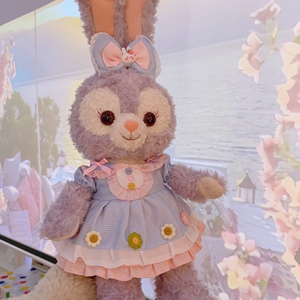 星黛露公仔玩偶儿童女生生日礼物娃娃毛绒玩具黛拉兔子50cm衣服品