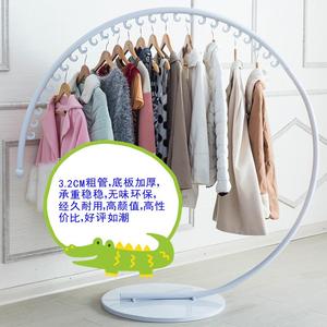 简易房间创意经济型衣帽架室内客厅旋转挂衣架360度 圆形易组装